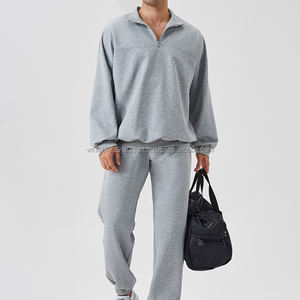 Sudadera Deportiva Unisex de Otoño/Invierno, Estampada, Cuello Redondo, Transpirable, de Secado Rápido, Anti-UV, Holgada, Manga Larga, Media Cremallera, Informal, para Entrenamiento - Product Image 5