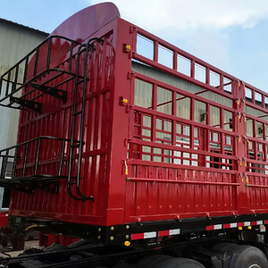 Semi-remorque de transport de bétail robuste, directement de l'usine, à faible coût et sur mesure pour le transport d'animaux au Nigeria et au Ghana - Product Image 3