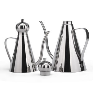Restaurant High-quality Stainless Steel Cone Oil <strong>Pot</strong> Leak-proof Kitchen Household Soy <strong>Sauce</strong> <strong>Pot</strong> Small Vinegar <strong>Pot</strong> Oiler - Product Image 1