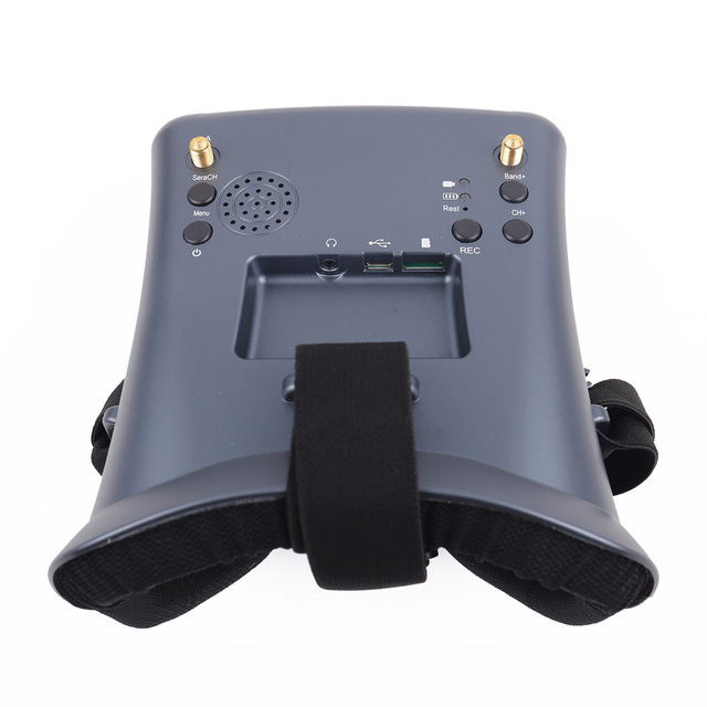 LS-800D FPV 5.8G 40CH 5inch 4.3inch HD DVR Video Headset Kit for RC Racing Drone Quadcopter Multi-copter Transmission