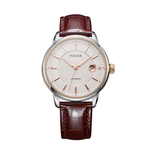 Montre mécanique pour homme de haute qualité RTS, design chronographe simple avec verre saphir en acier bombé, calendrier, usage quotidien - Product Image 5