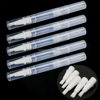 Vide 3ml brillant à lèvres Tube conteneur cuticule stylo à huile vernis à ongles blanchiment des dents accessoires de maquillage stylo torsadé avec brosse