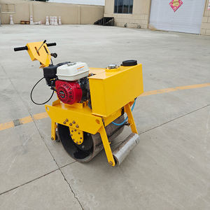 Mini rodillo de camino de tambor único de servicio pesado, componentes del núcleo del Motor de la bomba vibratoria, rendimiento confiable - Product Image 1