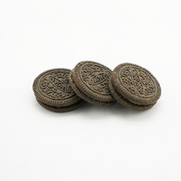 Biscuits sablés crémeux Zhongshan Camill, biscuits sandwich au chocolat et à la vanille, goût sucré, emballage en boîte, en-cas chinois