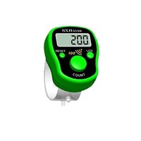 Compteur de Tasbih numérique avec éclairage LED, anneau électronique pour doigt avec écran LCD, compteur de tally en plastique durable pour le golf