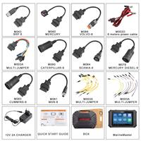 Escáner de Diagnóstico Inteligente OBDSTAR MarineMaster con Configuración de Flujo de Datos A+B+C+D para Embarcaciones, Motos Acuáticas, Motores Fuera de Borda, Motores Interiores y Generadores