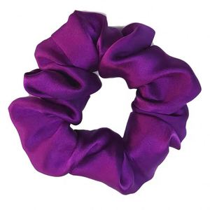 Vente en gros d'élastiques à cheveux en satin rétro pour femmes, multicolores, pour queue de cheval, polyvalents, pour un usage quotidien, bandeaux en tissu - Product Image 4