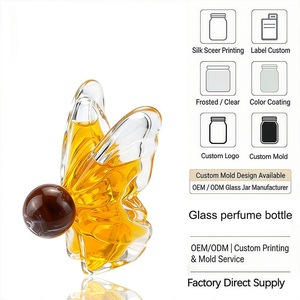 Bouteille en verre de luxe Butterfly 700 ml pour liqueur, gin, vodka, rhum, vin, spiritueux, brandy, boissons - Product Image 5