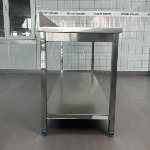 VICTORY, venta al por mayor, mesa de trabajo de acero inoxidable, banco comercial, equipo de catering, suministros para restaurante de laboratorio contra salpicaduras - Product Image 5