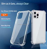 Nouvelle arrivée Transparent Transparent TPU PC antichoc couverture de téléphone portable pour Iphone 13 12 X Xs Max XR 11 Pro SE 2020 étui