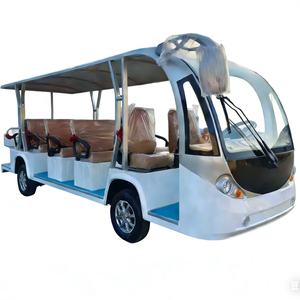 Autobús de Golf Eléctrico de 23 Plazas con Motor de CA, Batería de Litio/Plomo-Ácido, de Aluminio, para Turismo, con Certificación CE - Product Image 1