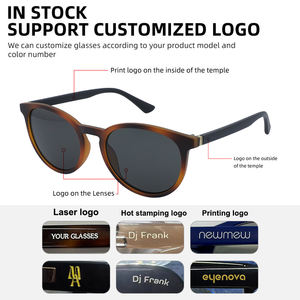 Gafas de Sol Redondas Retro de Fabrication Inc Company para Hombre y Mujer, Gafas de Protección UV400, Venta al por Mayor de Fábrica, Gafas de Sol para Conductor - Product Image 3