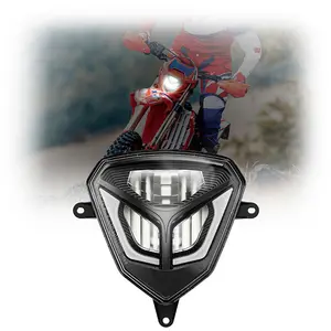 E-mark Enduro lampu depan Led untuk sepeda motor, lampu depan Led 2020 2021 2022 Beta 300 200 125 50 Racing Xtrainer Moto Dirt Bike, aksesori sepeda motor Trail