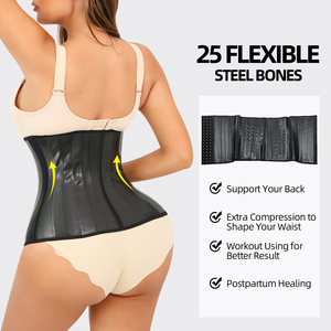 Cintura da <span class=keywords><strong>donna</strong></span> in lattice per cintura dimagrante con Logo personalizzato - Product Image 4