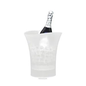 2021 latest design 5L led round shaped ice buckets Blue tooth speaker Wine led ice bucket party