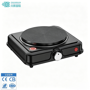 Multifunctionele elektrische kookplaten met verstelbare warmte-instellingen, draagbare branders voor thuiskeuken, koken, bakken, warme platen - Product Image 1