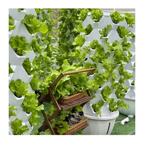 Silent Grow Rack Vertical Indoor Farming Hidroponic System Aeroponic Garden Tower Playground Hydroponics Vertical Tower