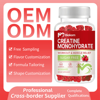 OEM 5000mg de créatine monohydrate Gummies Nutrition sportive pré-entraînement pour la croissance musculaire Supplément de nutrition sportive