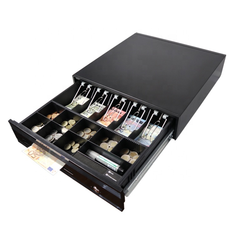 Fabricant D'usine POS Réglable Plateau À Monnaie Coffre-Fort Électrique SK-425 Petit Tiroir-Caisse