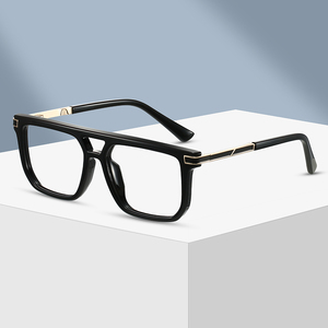 2025 Wholesale Retro Rectangle <strong>Frames</strong> for Men Fashionable Design <strong>Eyeglasses</strong> Anti Blue Light Luxury Optical <strong>Frames</strong> - Product Image 2