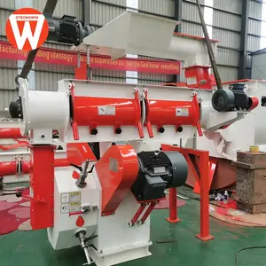 Hot sale China Strongwin granulator pelletizer machine to make animal chicken feed factory