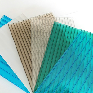 Feuilles de plastique vierge feuille <span class=keywords><strong>creuse</strong></span> <span class=keywords><strong>en</strong></span> Polycarbonate transparent pour serres de jardin - Product Image 6