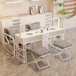Salon Furniture Modern Ins <b>Nail</b> <b>Table</b> Beauty <b>Nail</b> <b>Table</b> Ins <b>Nail</b> Lamp Manicure <b>Table</b> - Product Image 2