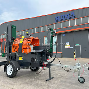 RIMA 30ton Processador Lenha Gasolina Log Splitter, Máquina De Corte De Madeira Resistente Para Eficiente Florestal Log Splitting - Product Image 1