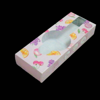Boîte pliante transparente en PVC écologique imprimée sur mesure avec grande fenêtre, matériaux recyclés pour l'emballage de jouets et de cadeaux