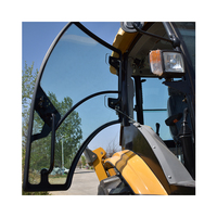 Cina Backhoe Loader EPA roda mesin Backhoe penggali Loader 4X4 Backhoe Loader
