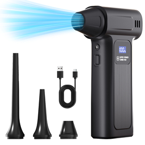 Soplador de Aire Eléctrico Recargable Portátil, Limpiador con Aire Comprimido para Exteriores, Autos y Barbacoas - Product Image 1