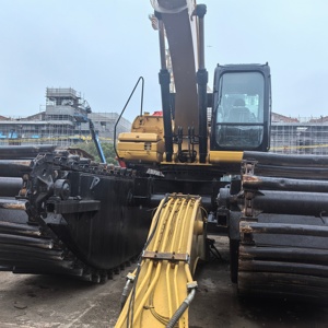 Excavadora CAT Amarilla Usada, Equipo de Construcción Pesada con Orugas y Brazo Hidráulico - Product Image 4