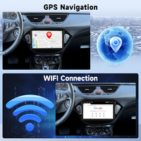 Autoradio Android Podofo 9 pouces 4+64G pour Opel Corsa 2015-2019 (conduite à gauche) Carplay/Android Auto sans fil OEM