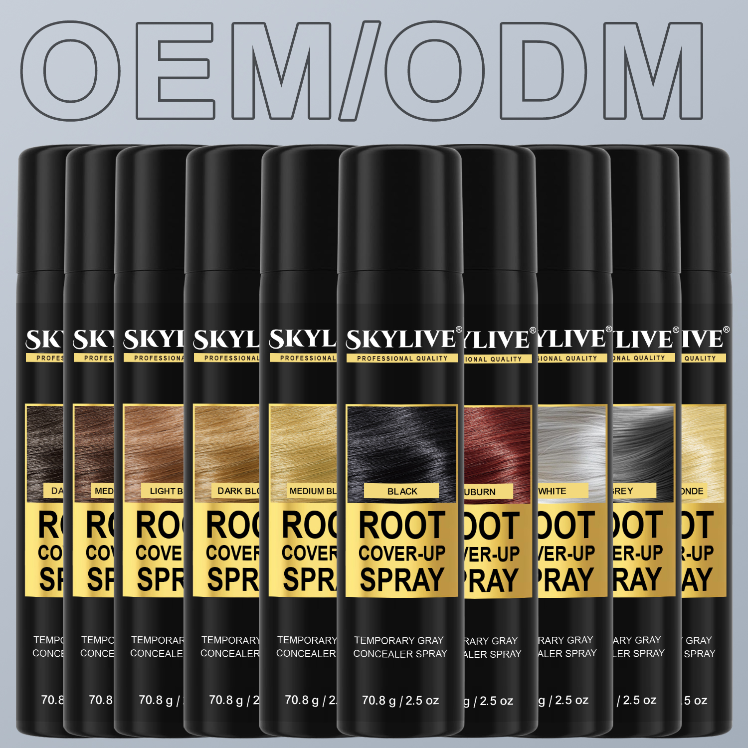 10 COULEURS OEM/ODM/OBM