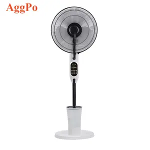 16 "Stand Ventilador Névoa com controle remoto 16 polegada ultra-sônico umidificador ar indoor ao ar livre spray refrigerando ventilador de névoa de água