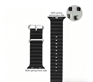 Correa Deportiva de Silicona Suave <span class=keywords><strong>y</strong></span> Transpirable para Reloj Ultra3 49mm Series 11 10 9 <span class=keywords><strong>8</strong></span> <span class=keywords><strong>7</strong></span> 6 5 SE 46mm 42mm 45mm Resistente al Agua - Product Image 4