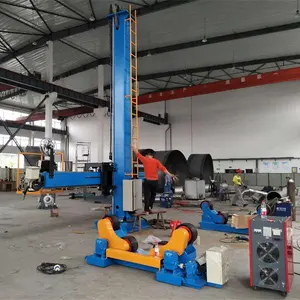 Welding column and boom manipulator automatic circular seam welding machine