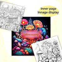 Carnet de coloriage épaissi pour enfants, personnalisé, avec motifs de dessins animés à remplir, cadeau éducatif