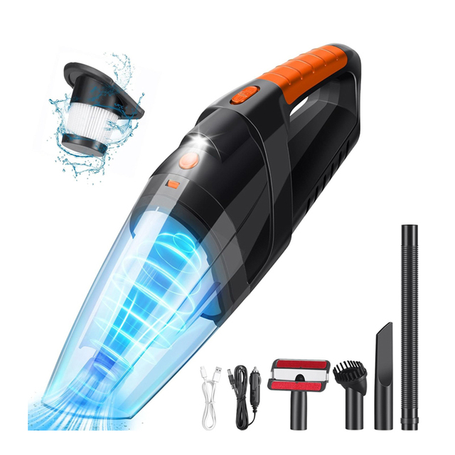 Car Vaccum Cleaner Cordless Handheld Mini Aspirateur Rechargeable Suction 800W High Power Wet/Dry Use Vacuum Cleaner