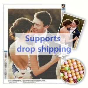 Direct Source Custom Photo Diamond Painting Dropshipping, 5D Diamond Art <span class=keywords><strong>Kit</strong></span> avec accessoires complets - Product Image 2