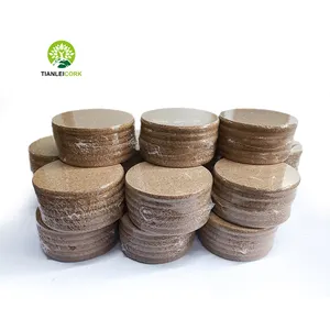 Factory Wholesale Custom Cork Round Coasters Cup Coasters For Home/bar/office Cork Trivet Molded Cork Table Mats Mats Pads /