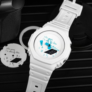 Anillo de Capítulo Personalizado Blanco Puro sin Escala, Anillo Interior Modificado, Accesorios para GA2100 GA 2100, Kit de Modificación de Esfera de Reloj - Product Image 3