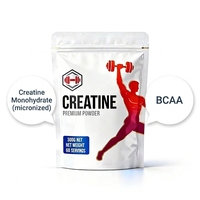 Créatine monohydrate en poudre, fabricant, micronisée, dose de 5 g, OEM, étiquette privée, force musculaire, récupération, nutrition sportive
