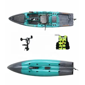 Vicking2024新しいデザインの電気モーターLldpe素材硬質プラスチック釣りプロペラペダルドライブカヤック/カヌー湖用