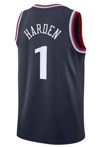 Nuevas Camisetas de Baloncesto de Manga Corta Transpirables de Alta Calidad para Equipos Clipper con Logotipo Personalizado Bordado en 3D - Product Image 3