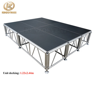 Plataforma Móvil de Aluminio para Escuelas con Capacidad de Carga Pesada y Escaleras - Product Image 2