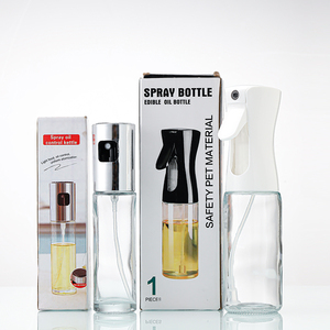 2023 Must-have Kitchen Gadgets Multifunctional Oil Spray 200ml Glass Olive Oil Spray Bottle For Cooking