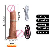 Automatischer Stoß-Silikon-Masturbator mit realistischer Vagina, elektrischer Masturbator für Frauen, kabelloses Teleskop-Schwinggerät mit Heizfunktion