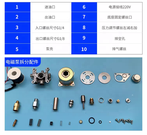 Pompe VSC90A5 VSC63A5 pour cuisinière, pompe électromagnétique et pompe de marque chinoise, directement de l'usine - Product Image 4