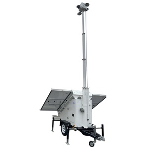 Tour de remorque CCTV aux normes américaines avec 3 panneaux solaires - Product Image 2